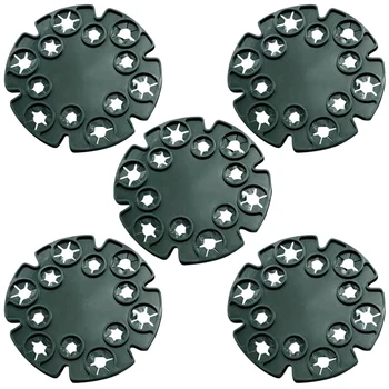 

20Pcs Bamboo Bracket Fixing Frame, Used for Climbing the Vine Garden Vine Pea Bean Support Structure (Green)