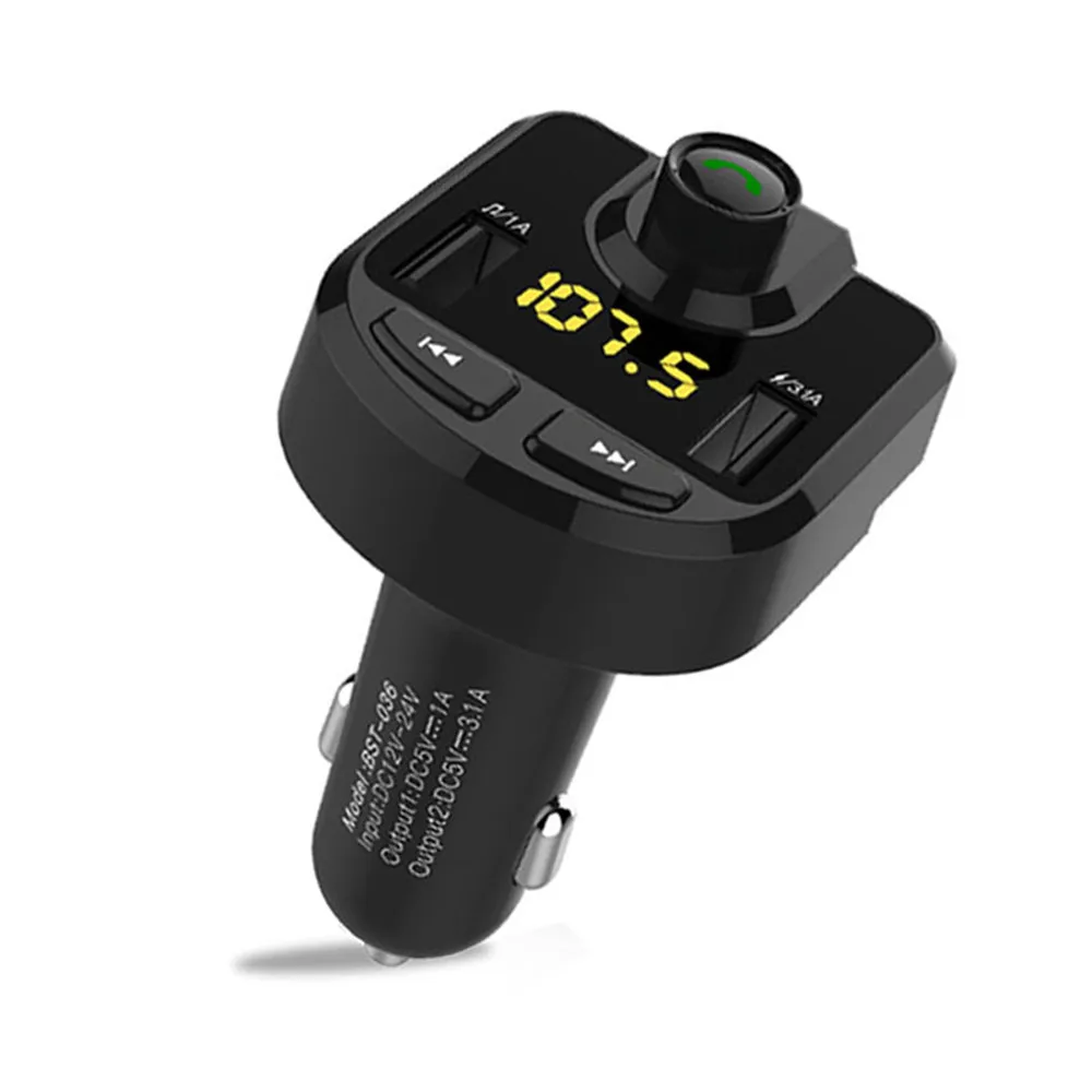 FM Transmitter BT36 Bluetooth Handsfree Car Kit Car Audio MP3 Player