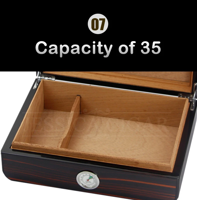 GALINER, кедровый, деревянный, для сигар, Humidor De Puros, роскошный, большой, для дома, чехол для сигар Cohiba, сигары W/гигрометр, увлажнители воздуха