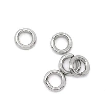 

DoreenBeads Stainless Steel Open Jump Rings 4mm Dia. Findings, sold per packet of 75 Hot new