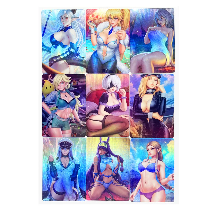 

9pcs/set ACG Sexy YoRHa No. 2 Type B Akame Ga KILL Esdese Toys Hobbies Hobby Collectibles Game Collection Anime Cards