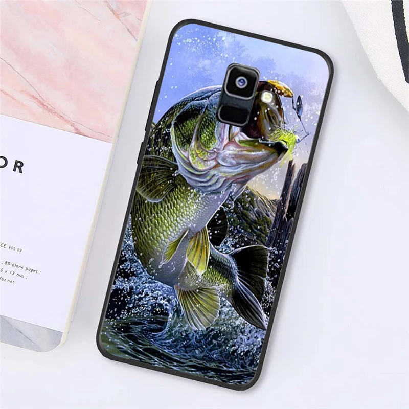 A10 Babaite охота и рыбалка искусство рыбы чехол для телефона для samsung Galaxy A7 A50 A70 A40 A20 A30 A8 A6 A8 плюс A9 - Цвет: A10