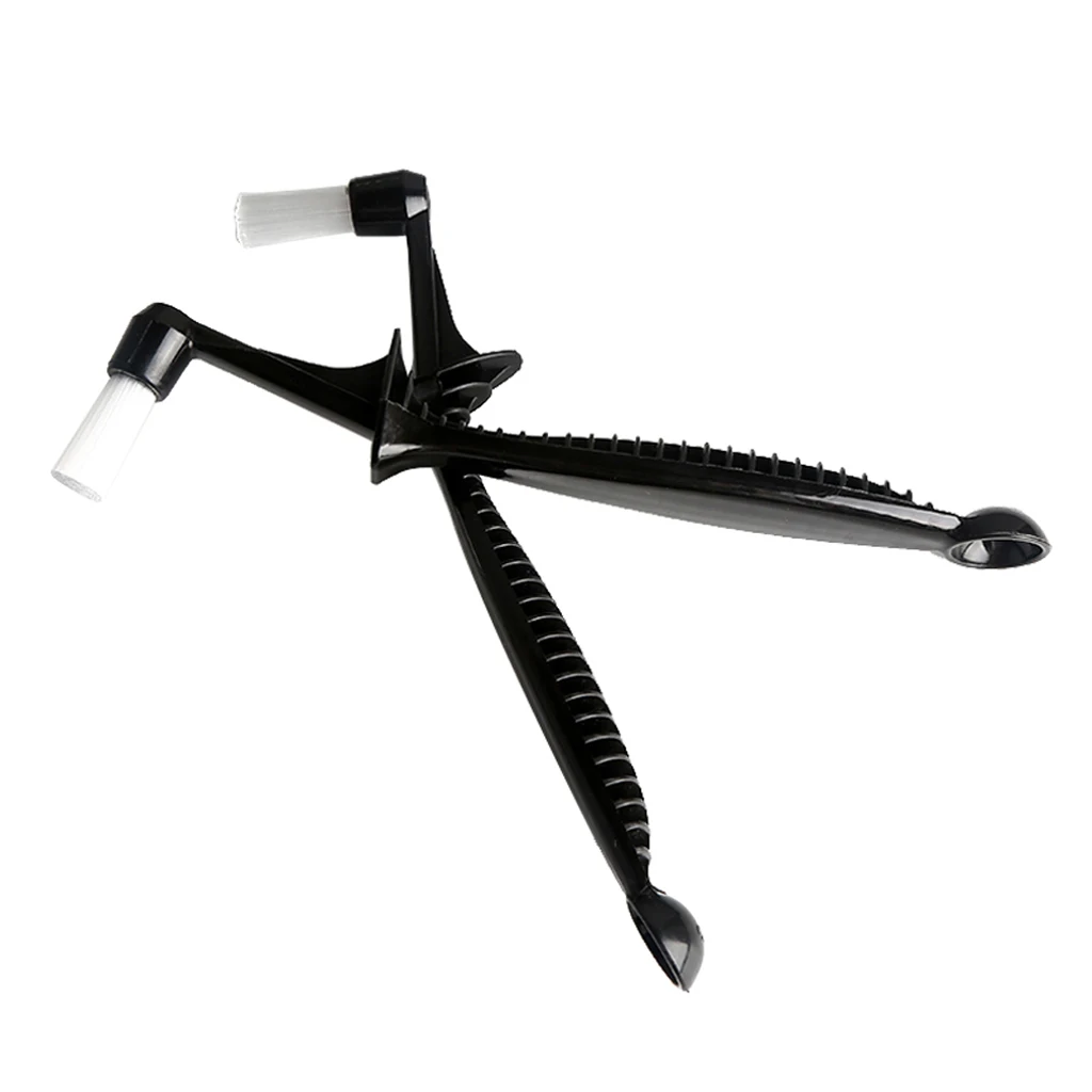 Pack of 2 Coffee Machine Cleaning Brush Espresso Brush Coffee Cleaning Tool with Spoon For Espresso Machine Group Head 