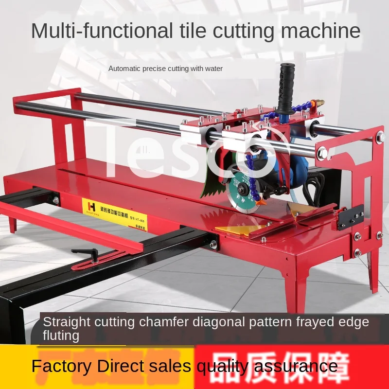 

Portable ceramic tile cutting machine multifunctional waterjet electric desktop edging and grooving machine