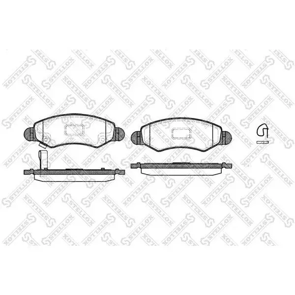 Колодки дисковые п.\ Suzuki Wagon/Ignis 1.3/1.5/1.3SDi,Subaru Ju