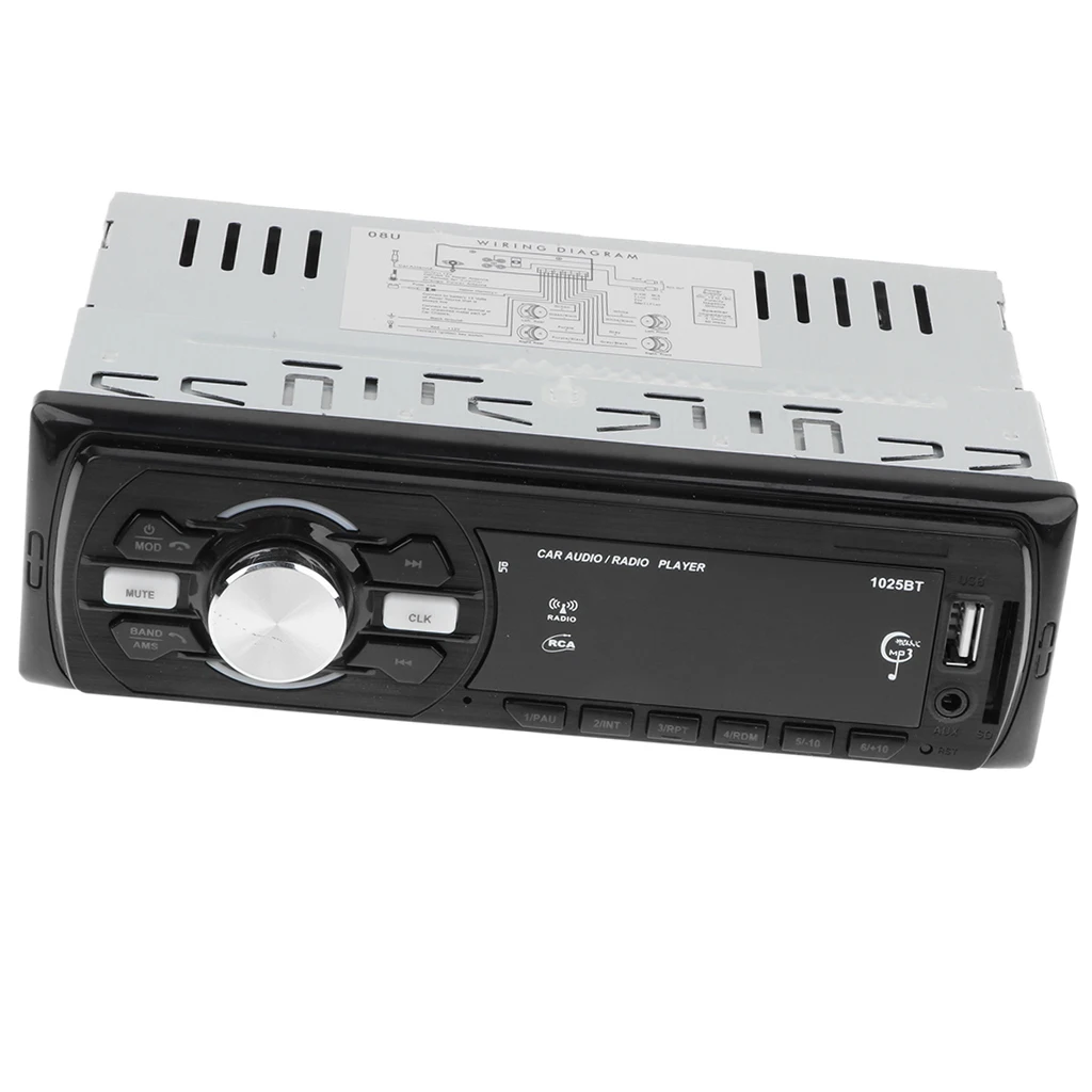 Bluetooth Car Stereo Audio In-Dash FM Aux Receiver TF USB EQ MP3 Radio Player with Remote Control