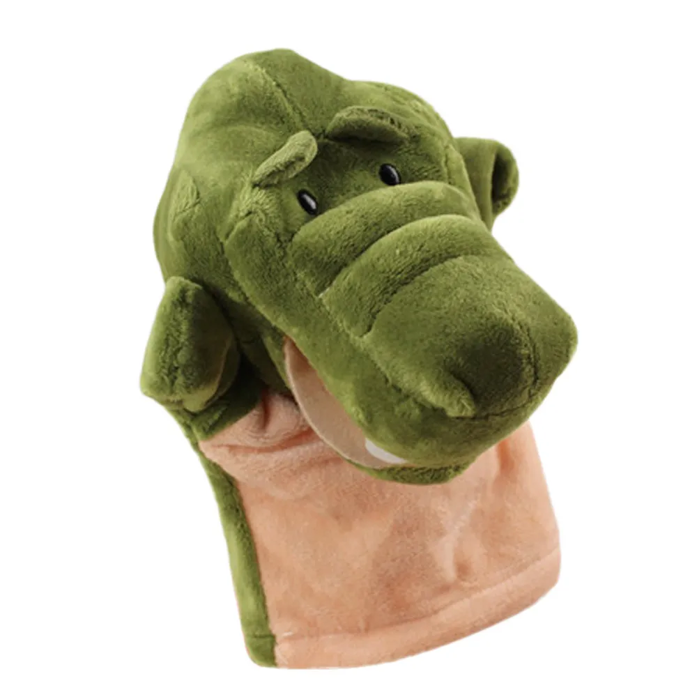 Cute Cartoon Animal Doll Parent-child Interactive Telling Story Kids Glove Hand Puppet Soft Plush Toys #B