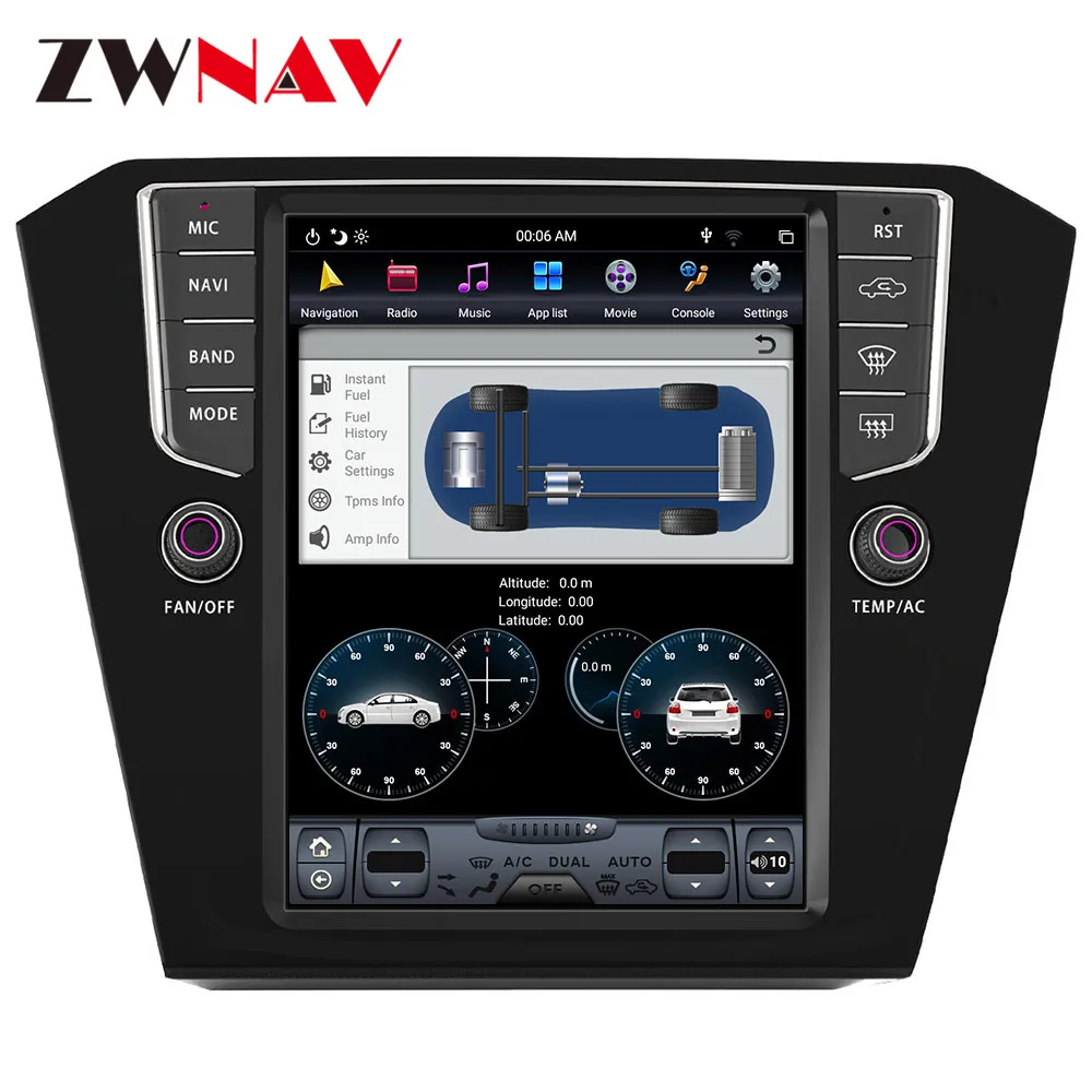 Flash Deal Android 9 64+4G Tesla With DSP Carplay Car Multimedia Player Stereo For Volkswagen Magotan 2013-2017 Auto Radio GPS Navigation 3