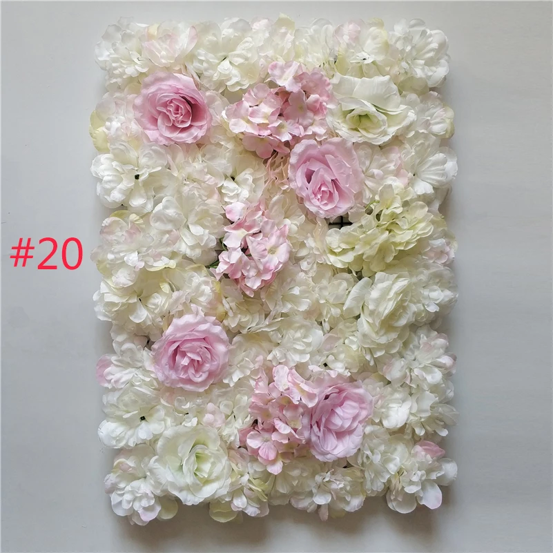 12PCS Wedding Flower Wall Backdrop Panels for Sale 60cmx40cm-White 