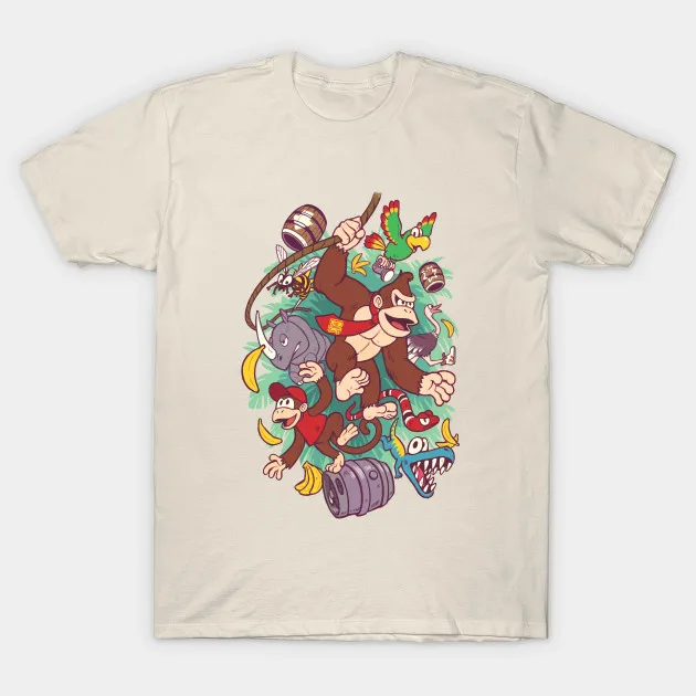 Kaos Pria Donkey Kong Country Kaos 