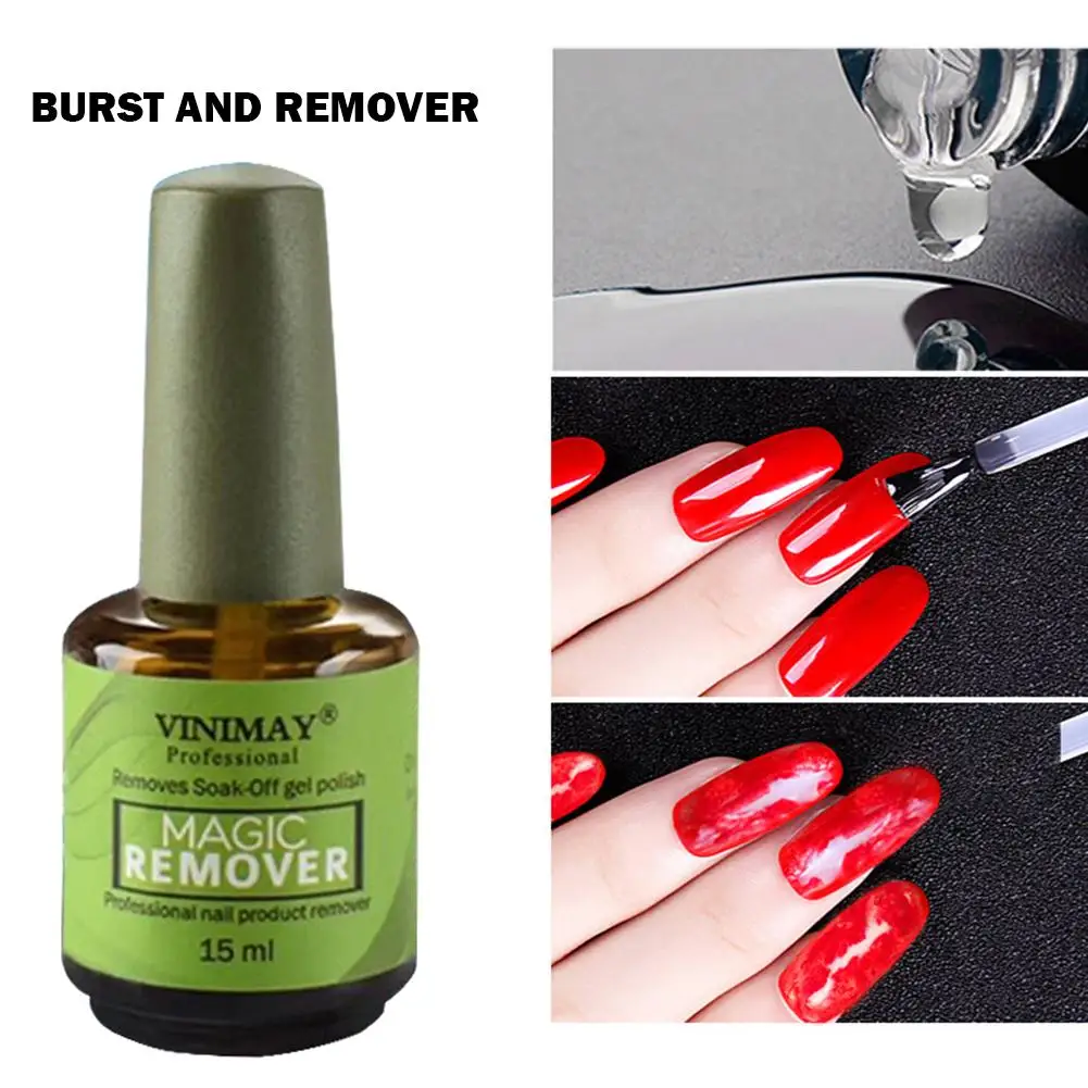 15ml Surface Layer Nail Art Primer Professional Burst Magic Soak Off Remover Glue Liquid UV Gel Cleanser | Красота и здоровье