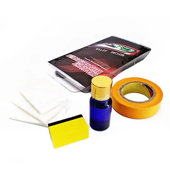 

Car Headlight Lens Restorer Kit Front Light Clarity Increase Visibility Recover Polishing Tools Set