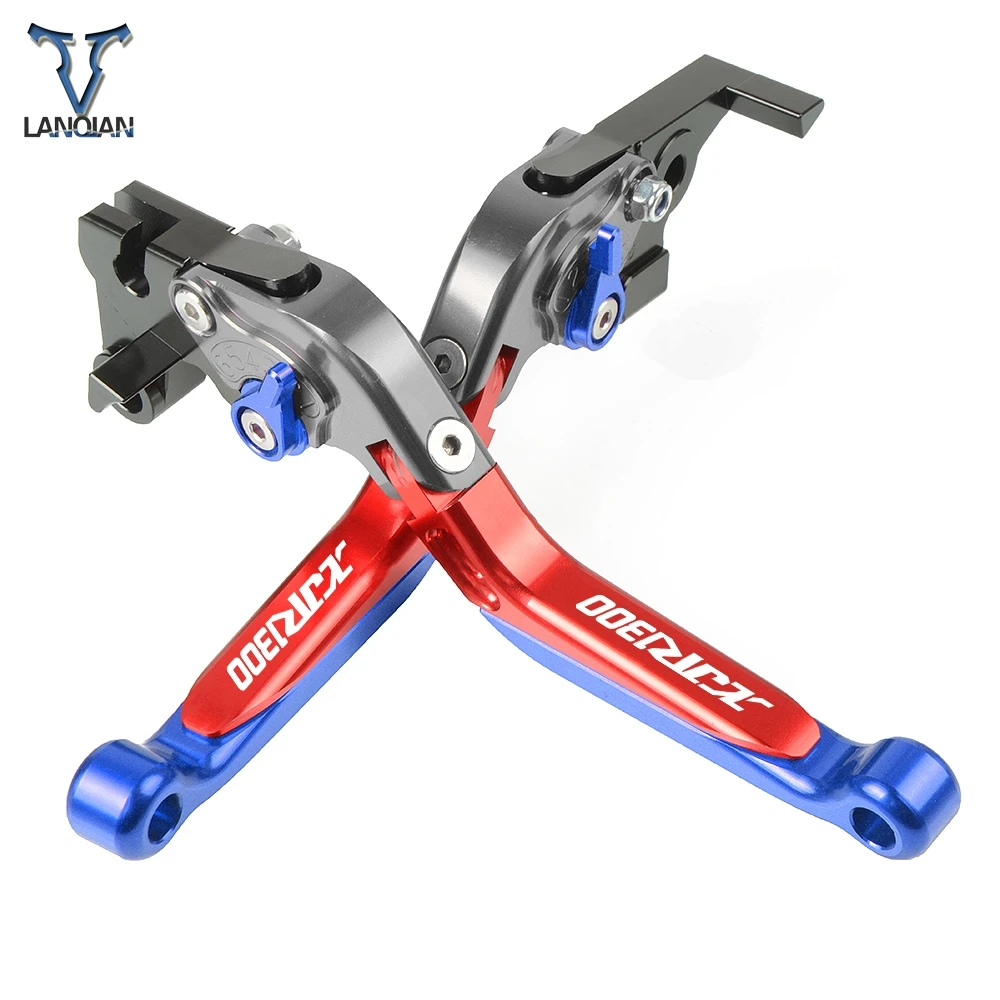 

Motorcycle Accessories CNC Adjustable Brake Clutch Levers With LOGO For YAMAHA XJR1300 XJR 1300 2004 2005 2006 2007 2008 2009-14