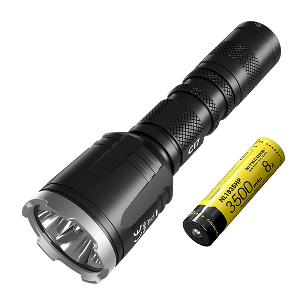 Тактический ИК-светильник NITECORE CI7 с двойным выходом 4* XP-G3 S3 4* SST-10-IR, Макс. 2500 люмен, охотничий фонарь, уличный спортивный светильник - Испускаемый цвет: CI7 NL1835HP