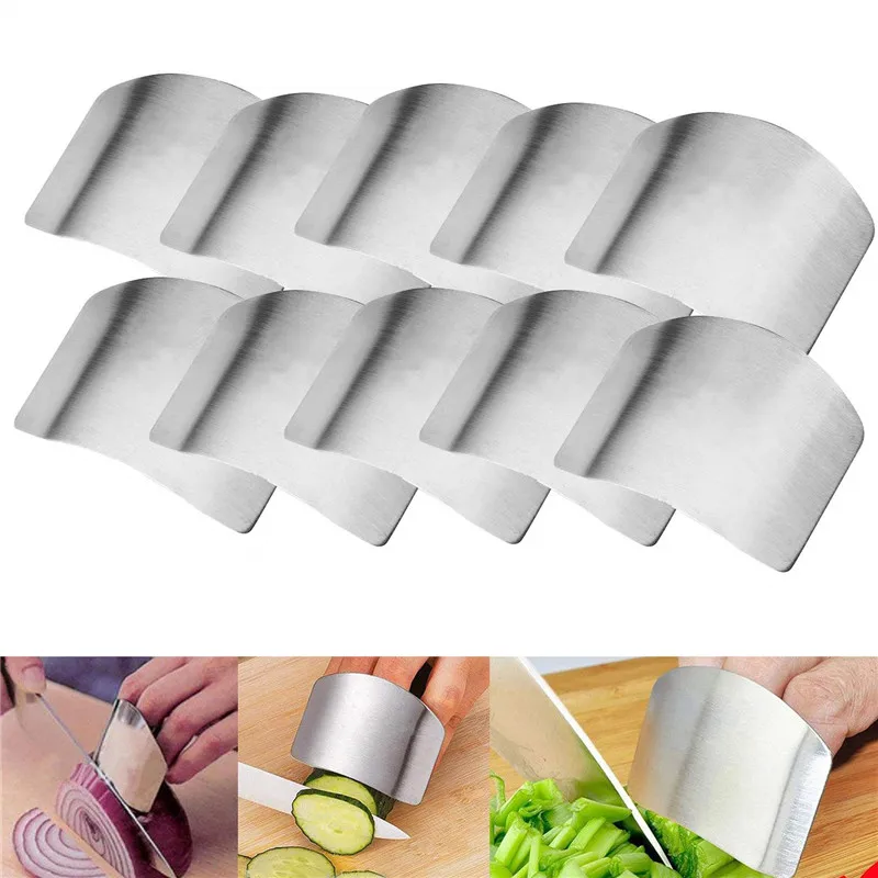 

Stainless Steel Chopping Finger Protector Cut Vegetables and Cut The Fingertips Artifact Protective Finger Kitchen Essential
