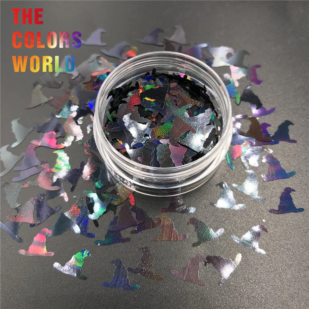 

Wizard Hat 10MM Nail Glitter Nail Art Decoration Body Art Makeup Handwork Tumblers Craft DIY Accessoires Festival Party Supplier