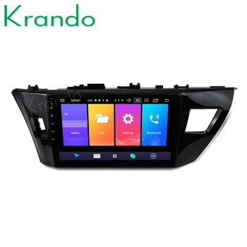

Krando Android 9.0 10.1" IPS Big Screen Full touch car Navigation system for Toyota Corolla 2014-2016 radio player gps
