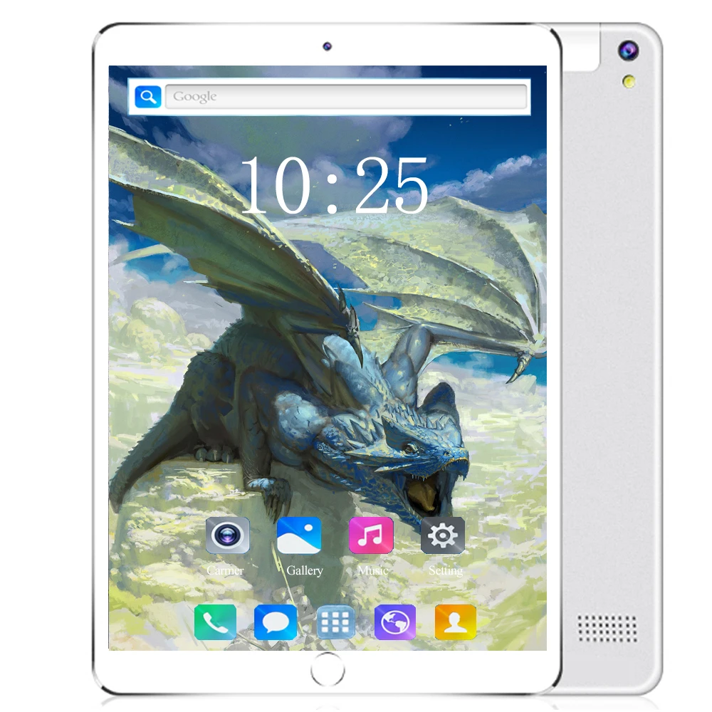 Закаленное стекло для планшетов 6 ГБ ОЗУ 128 Гб ПЗУ 10,1 дюймов Android 8,0 4G LTE планшетный ПК двойная SIM ips wifi телефон детский планшет