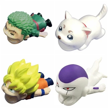

New Dragon Ball Z Cable Protector for Iphone Winder Bite Phone holder Accessory Organizer Animal model funny toy
