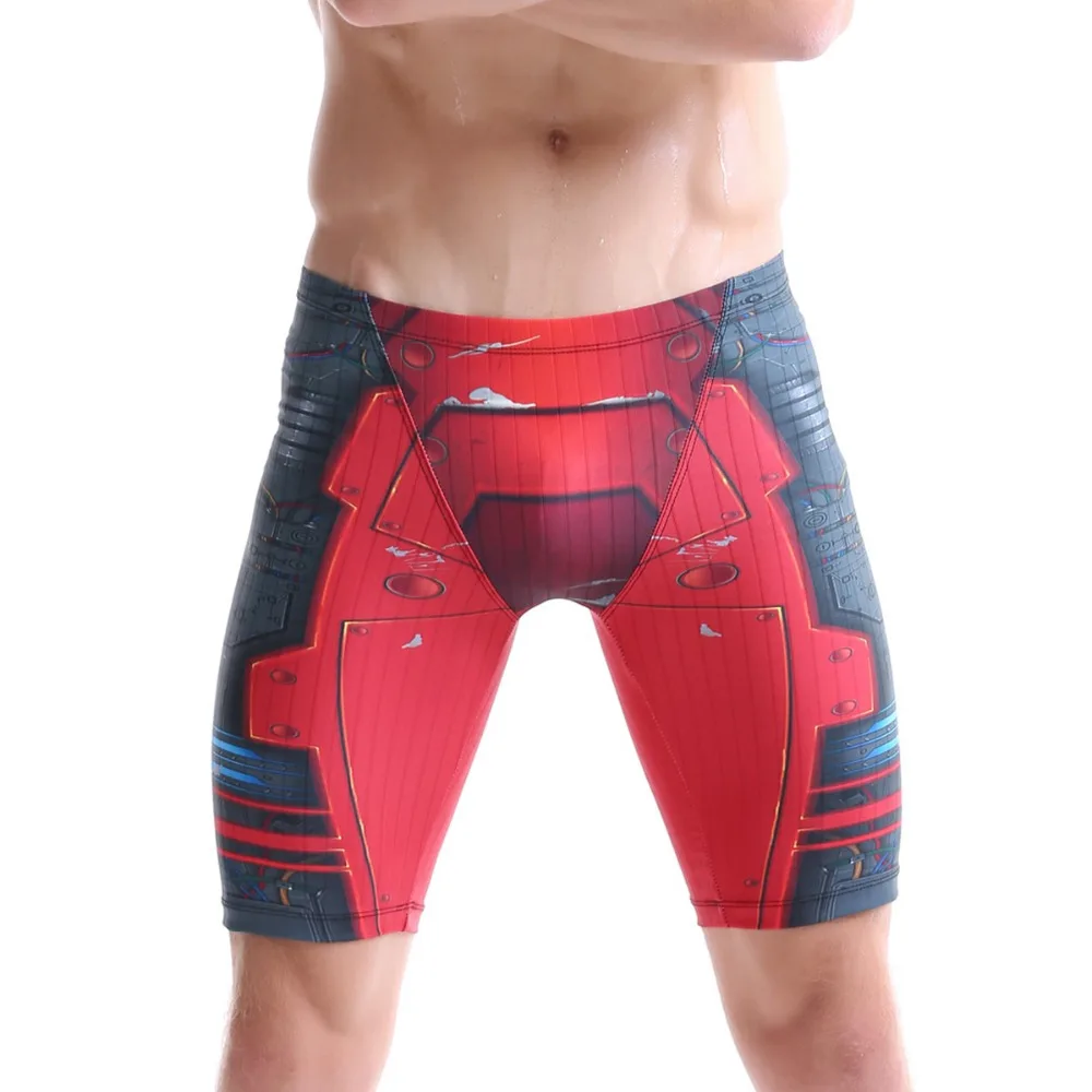 Men's Swimwear Iron Man Swim Jammers Triathlon Swimming Trunks Emonder Breathable Quick Dry Shorts Surfing Diving Sports Shorts men swimming trunks