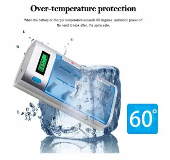 

4 Slots LCD Display Smart Screen Battery Charger Over Temperature Protection For Ni-MH/NI-CD/Li-ion/AA/AAA Rechargeable Battery