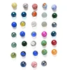 10/20/50/100pcs Glass Ball 16 Mm Cream Console Game Pinball Machine Cattle Small Marbles Pat Toys Parent-child Machine Beads 1