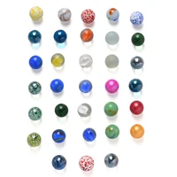 10/20/50/100pcs Glass Ball 16 Mm Cream Console Game Pinball Machine Cattle Small Marbles Pat Toys Parent-child Machine Beads 1