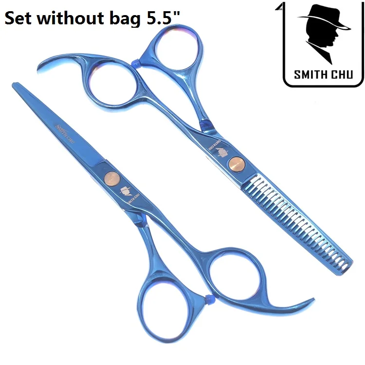 LZS0052 55 no bag 5," Набор для стрижки волос Smith Chu, японские острые ножницы для стрижки волос, Парикмахерские филировочные ножницы, инструмент для укладки волос LZS0050 - Цвет: LZS0052 55 no bag