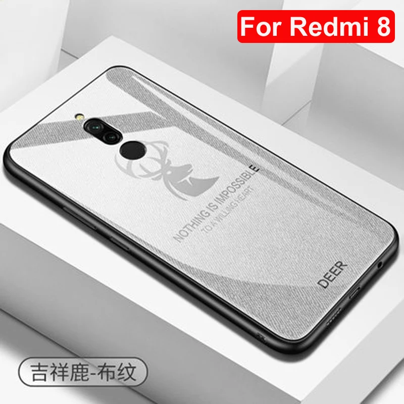 Для xiaomi redmi 8A чехол redmi 8A закаленное стекло+ ТПУ Рамка твердая задняя крышка для xiaomi redmi 8 стеклянный чехол redmi 8 оболочка - Цвет: Redmi 8