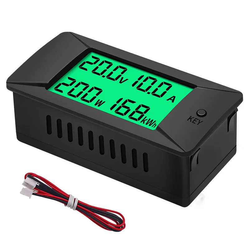 DC0-300V-100A-50A-Digital-Voltmeter-Voltage-Power-Energy-Meter-LED ...