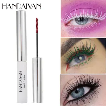 

HANDAIYAN 12 Colorful Mascara 4d Silk Fiber Eyelash Mascara Curling Thick Mascara Waterproof Lengthening Eye Lashes Mascara