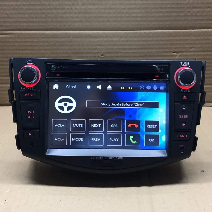 BYNCG 8 inch 2 Din Car DVD Player FOR TOYOTA RAV4 2006-2012 GPS Navigation in Dash Car PC Stereo TV gps Radio BT SD USB