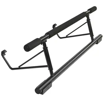 

Horizontal Bar Men Pull-Ups Multifunctional Door Fitness Device Fitness Exercise Tool Gym Accessory For Home Doorway (Black)