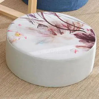 

Fabric Stool Sitting In The Adult Living Room Stool Small Mound Sofa Stool Solid Wood Low Stool Small Chair Stool
