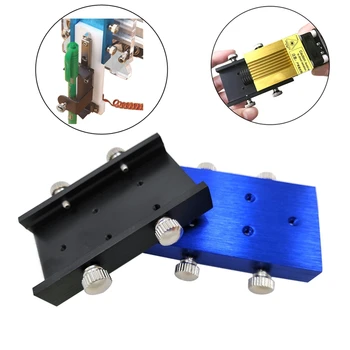 

DIY universal aluminum fixture for desktop laser module diameter 33mm and plotter drawing writing parts fix use with 4 screws