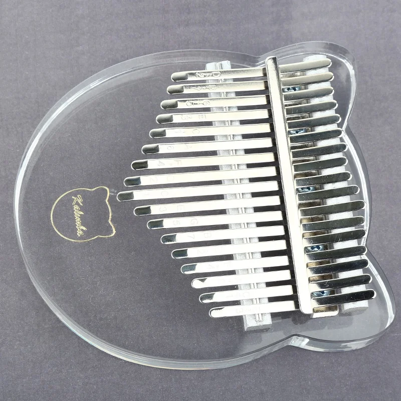 Горячий AD 17 ключ калимба акриловый палец фортепиано ключей Mbira прозрачный
