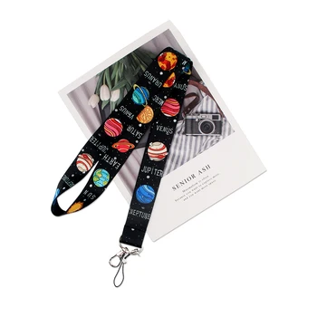 

SP428 Wholesale 20pcs/lot Space Keychain Straps Rope Cell Phone Neck Strap Lanyard for ID Card Key Chain DIY Lanyard