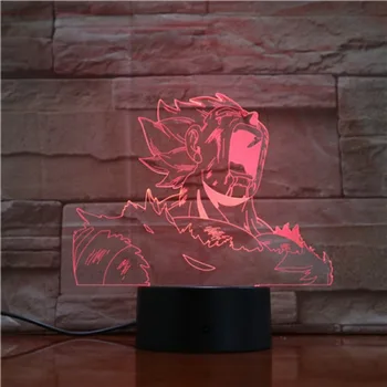 

3D Lamp Dragonball Brolly colorful with remote visual light effect for chiristmas present led night light lamp dropship