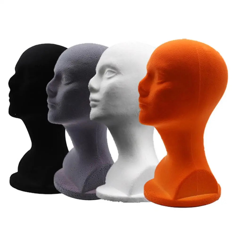 HOT SALES！！！New Arrival Female Foam Head Mold Wig Hat Headwear Display Model Styling Salon Mannequin Wholesale Dropshipping 3d printer parts 10pcs 3d model manual mold double sided polishing rod sandpaper polishing tool for ender 3 sapphire pro blue