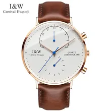 

Carnival Brand Fashion Watch Man Luxury Waterproof Luminous Ultra Thin Sapphire Chronograph Quartz Wristwatch Relogio Masculino