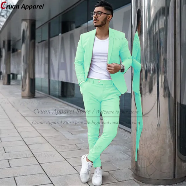 Custom Made Fashion Fuchsia Suit Men 