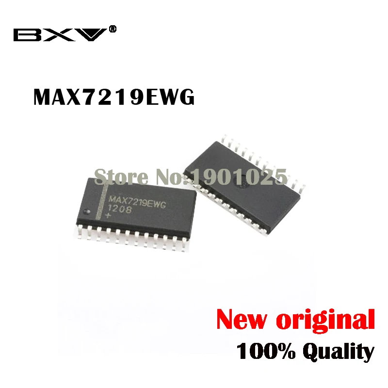 10 шт./лот MAX7219EWG SOP24 MAX7219 SOP 7219 лапками углублением SOP-24