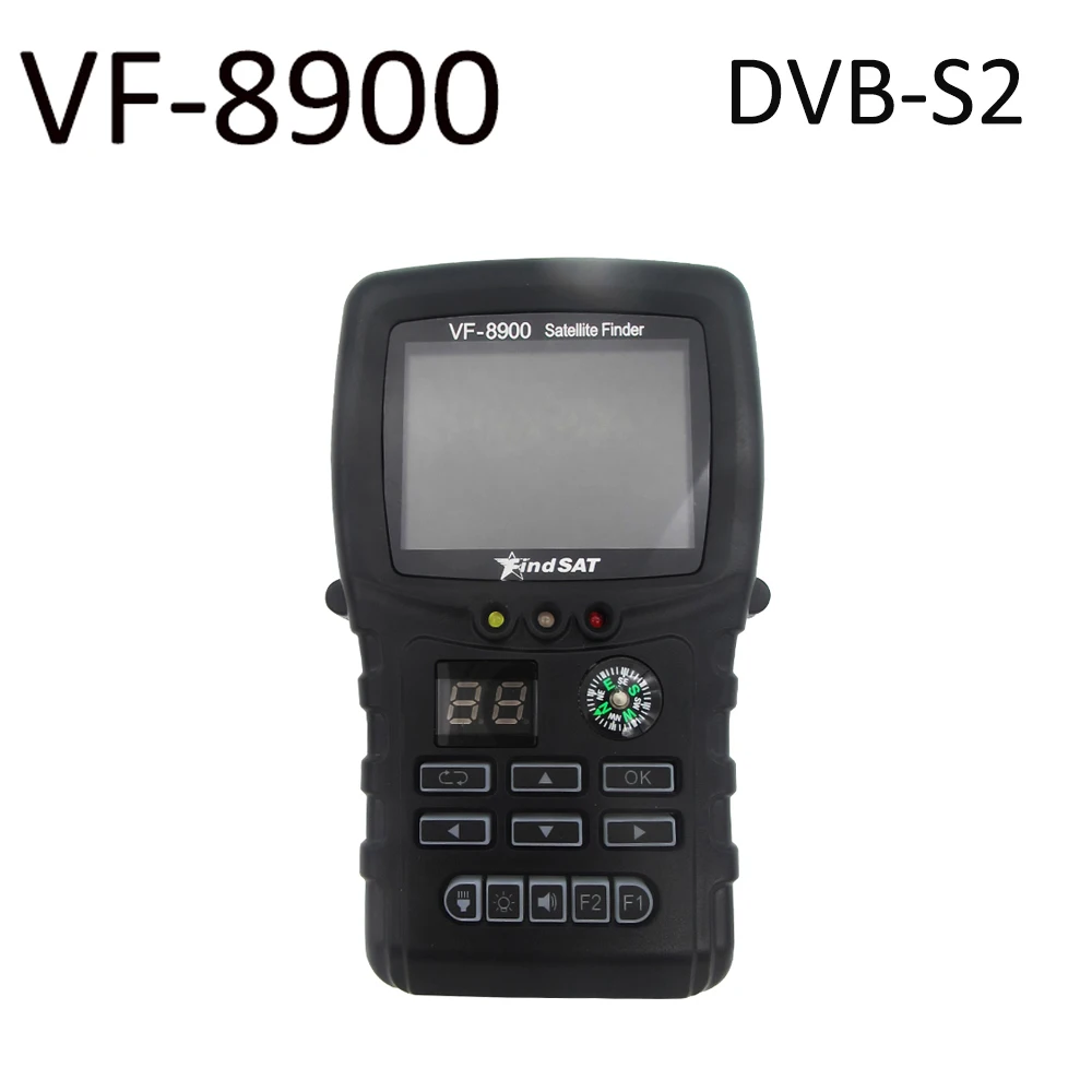 VF-8900 DVB S2 Цифровой спутниковый искатель сверхдлинный режим ожидания низкое энергопотребление Графический и цифровой интуитивно понятный дисплей HD Satelliter