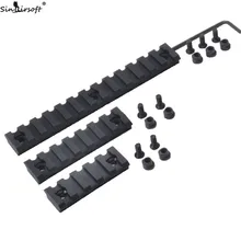 3 шт. наконечники " 3" " полимер Picatinny Weaver 5 7 13 слот Rail Handguard раздел набор для Keymod spec