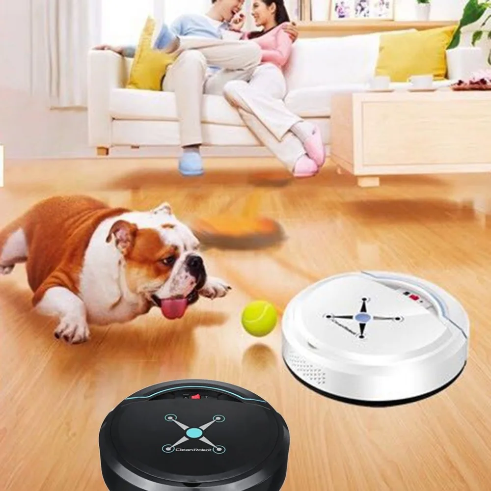 Newest Rechargeable Auto Robot Vacuum Cleaning Robot Automatic Smart Sweeping Floor Dirt Dust Hair Cleaner Home Sweeping Machine