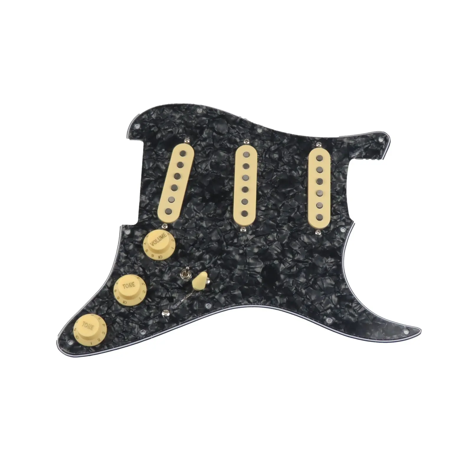 

Загруженные пикапы Pickguard, гитара Alnico 5, пикапы SSS с одной катушкой, пикапы/набор желтых крышек для пикапа