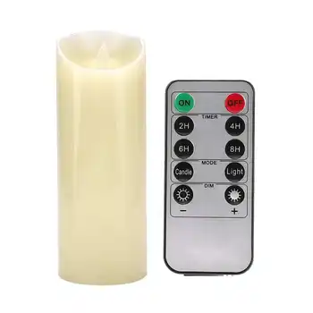 

LED Candle Shape Light Flameless Good Decor with Remote Controller New