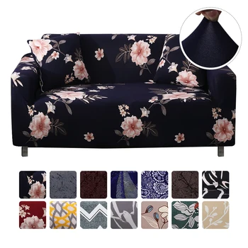 

1/2/3/4Seat Printed Elastic Stretch Sofa Cover For Living Room L Shape Furniture Slipcover Washable Sectional Sofa Protector