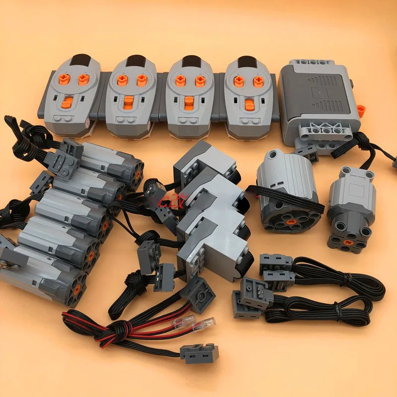 

Compatible LEGOinglys MOC 0853 Technic Motor Power Function Sets For Mobile Crane Mk II Car 42009 Model Building Blocks DIY Toys