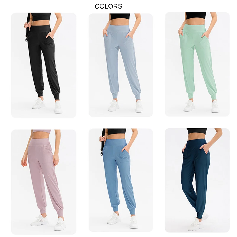 High Waist Women Sweatpants Running Track Pants Workout Tapered Joggers Pants for Yoga Casual sports pants yoga pants